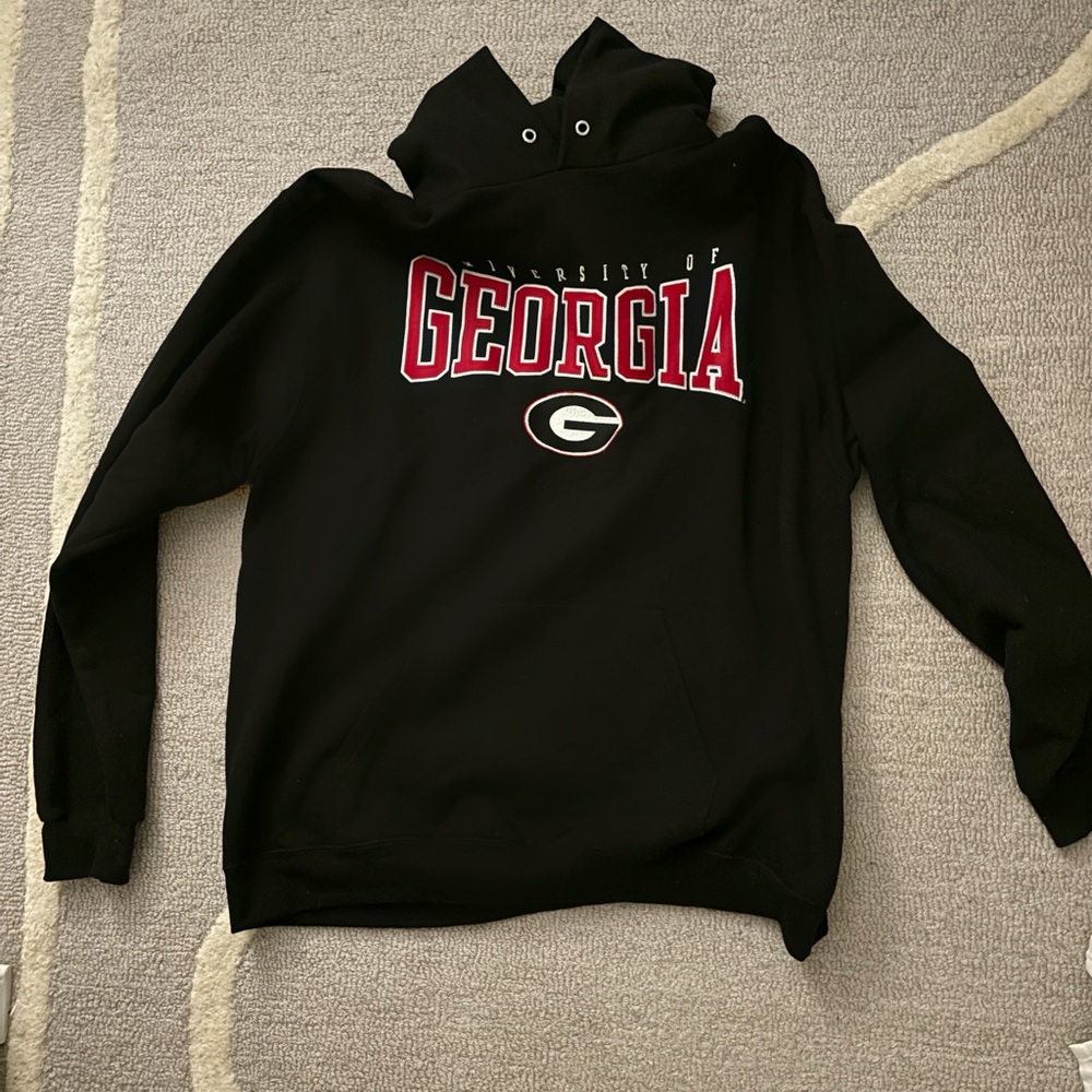 UGA Black Champion Hoodie XL